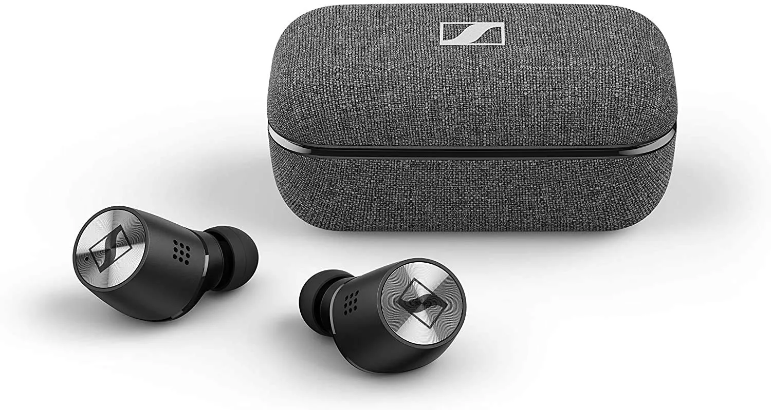 Sennheiser MOMENTUM True Wireless 2 Black Earbuds with Active Noise Cancellation & 28-Hour Battery