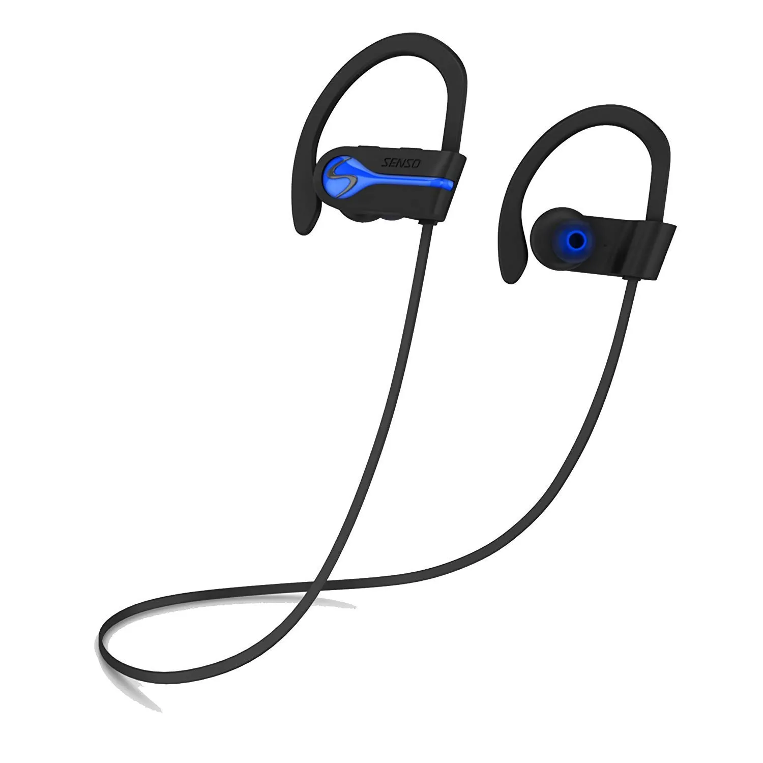 SENSO Bluetooth Wireless Headphones, IPX7 Waterproof Sports Earphones for Gym & Running