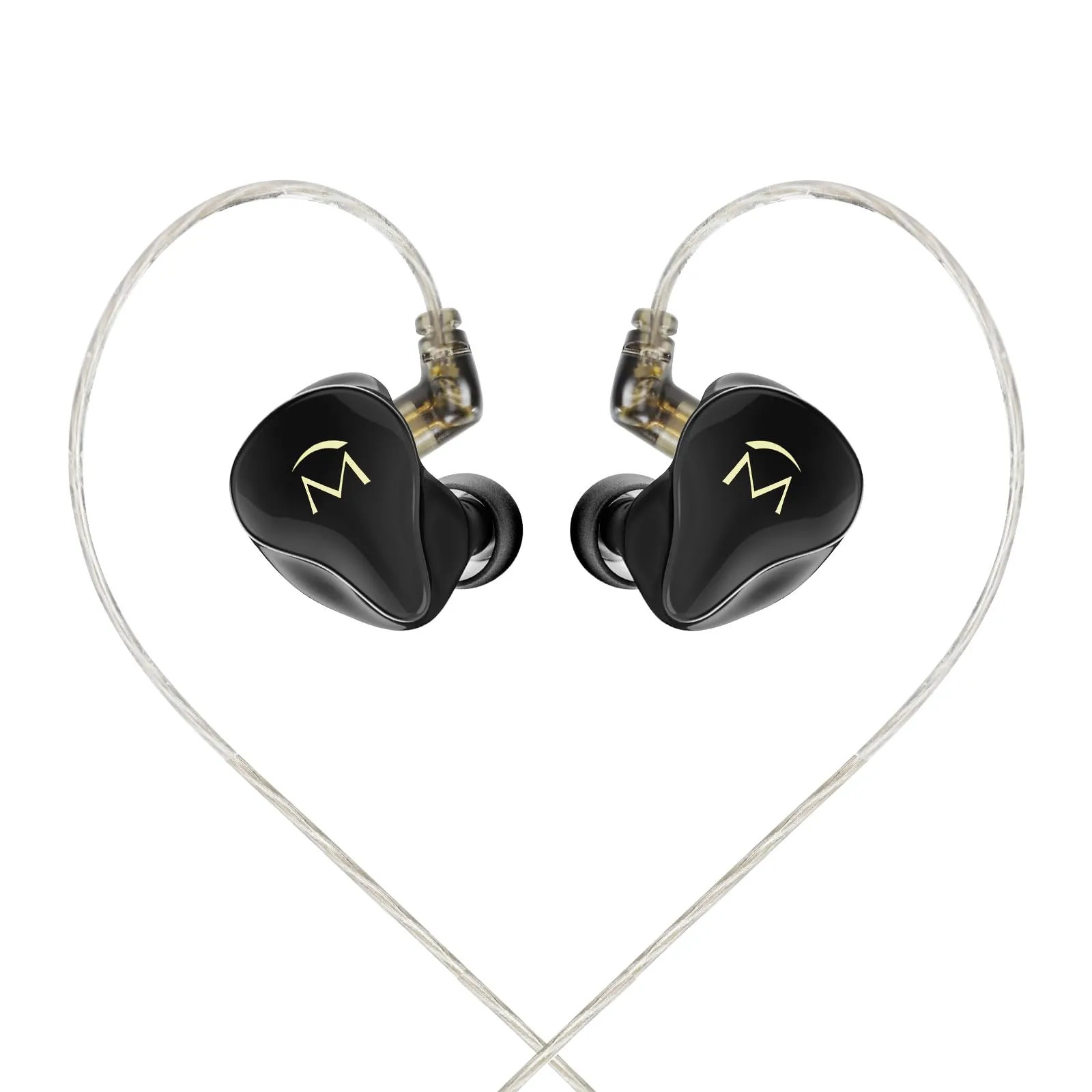 SHANLING Music1 In-Ear Earphones with Mic, 9mm Dynamic Driver, Noise Isolating, Changeable Cable