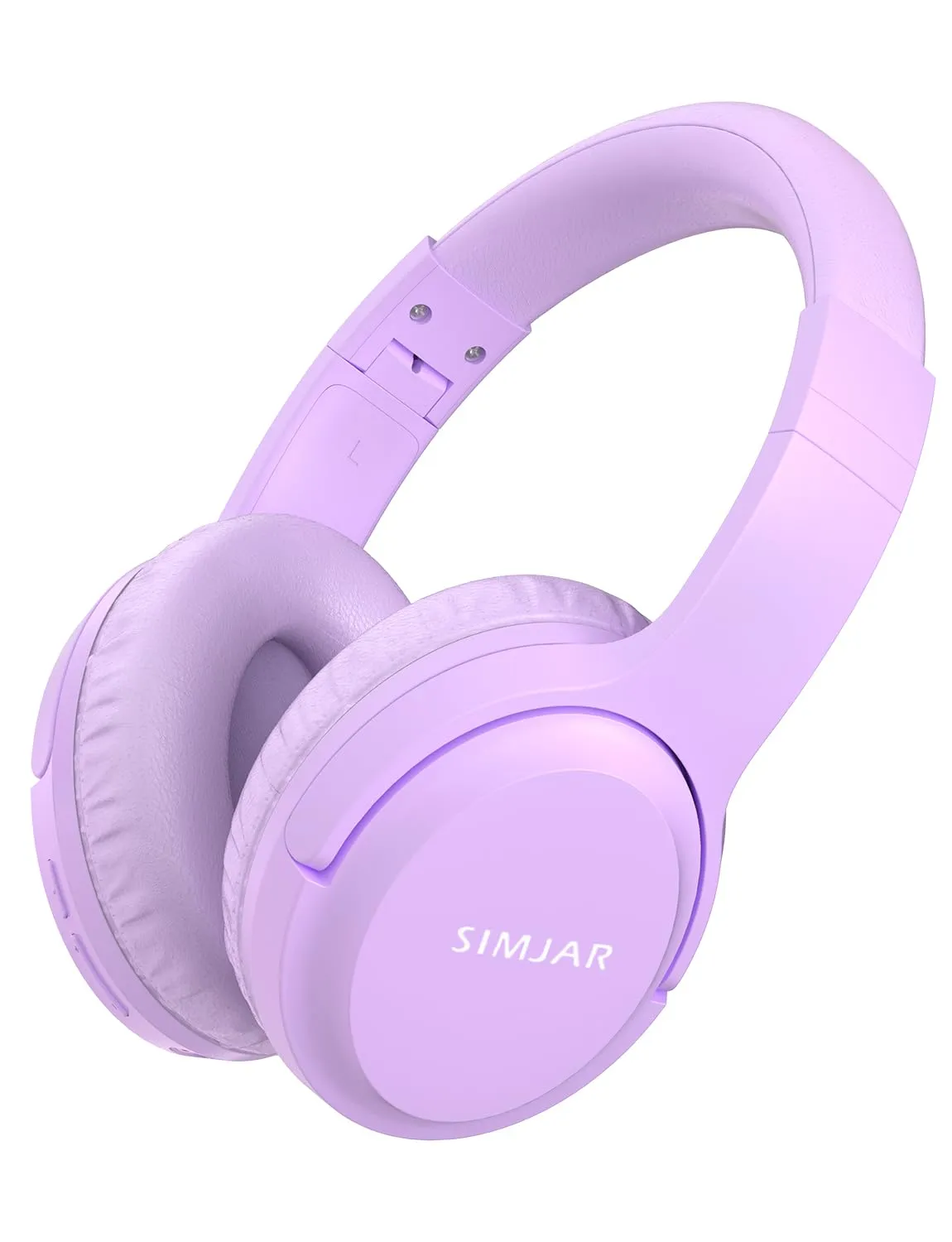 SIMJAR Kids Bluetooth Headphones - Lightweight Over-Ear with Microphone, Volume Limiter 85/94dB