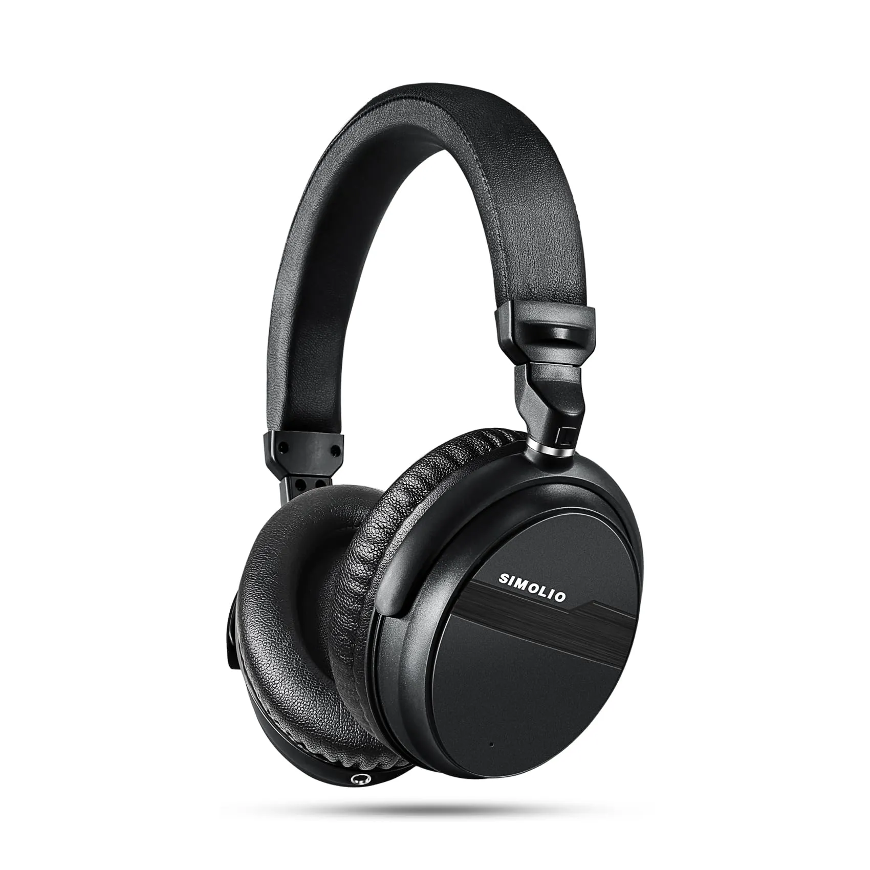 SIMOLIO Bluetooth Wireless Headphones with aptX Low Latency, 40H Playtime, Dialogue Mode, MIC