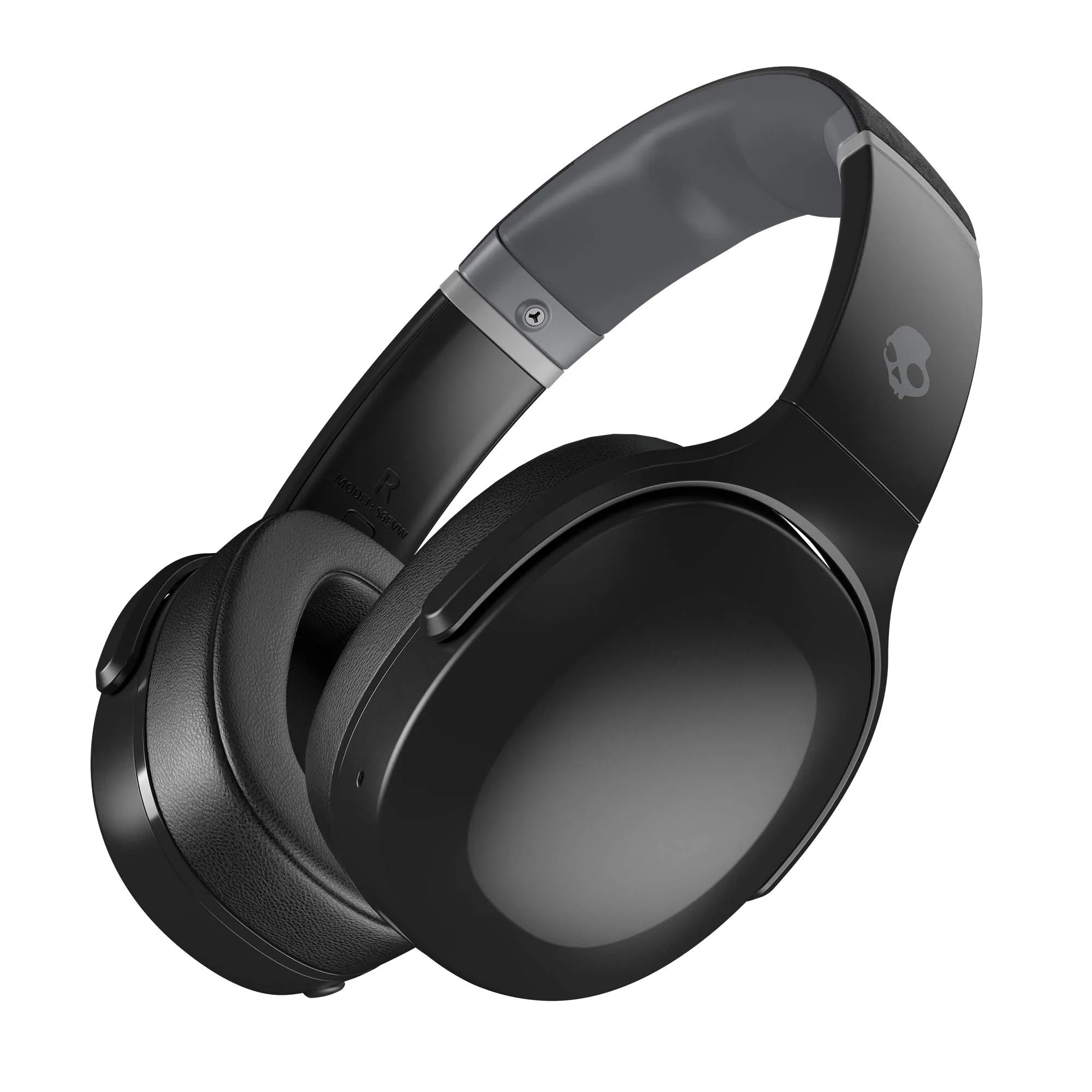 Skullcandy Crusher Evo Wireless Over-Ear Headphones - True Black, 41 Hours Battery Life