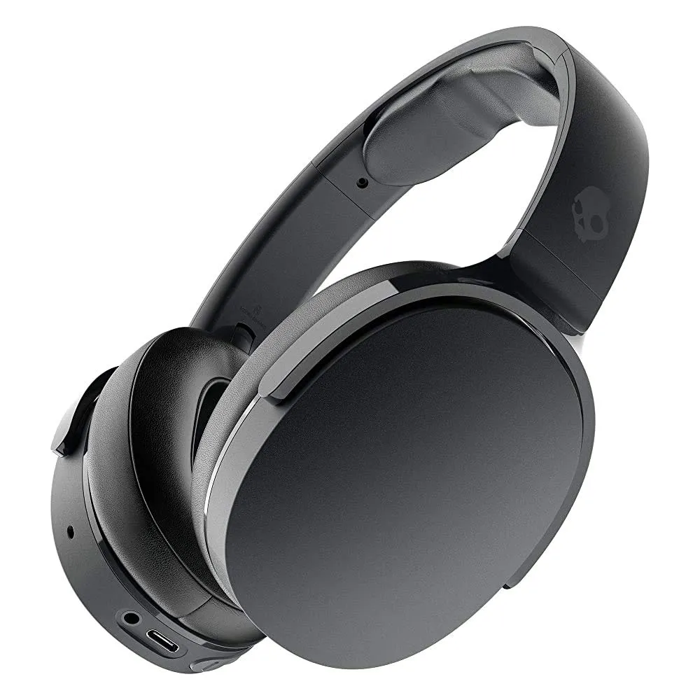 Skullcandy Hesh Evo Wireless Over-Ear Headphones - True Black, 22H Battery, Noise-Isolating Fit