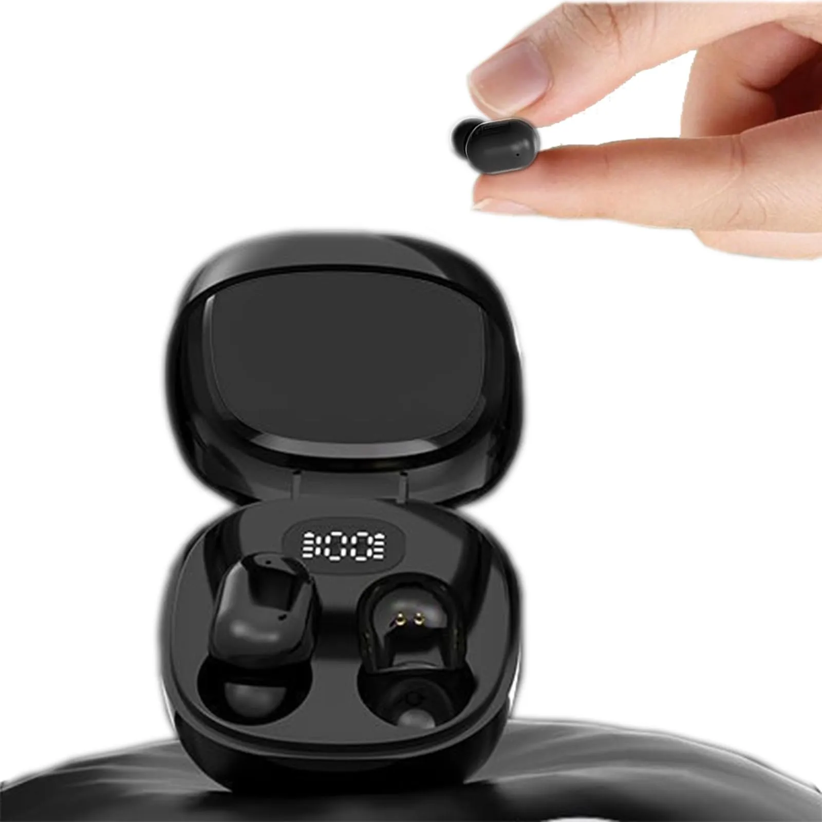 Smallest Invisible Bluetooth Earbuds for Small Ears - Mini Discreet Wireless Headphones