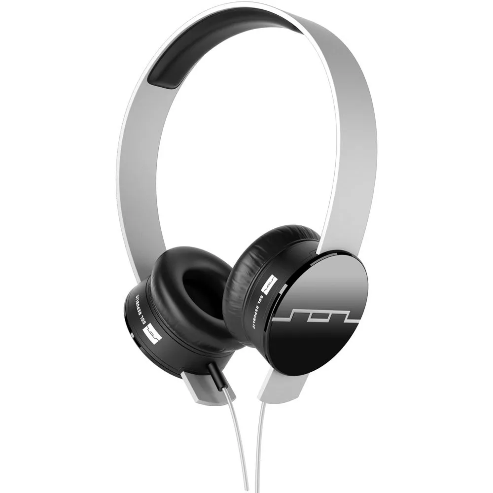 SOL REPUBLIC Tracks On-Ear Headphones - Interchangeable Design, Wired, V8 Sound Engines, White