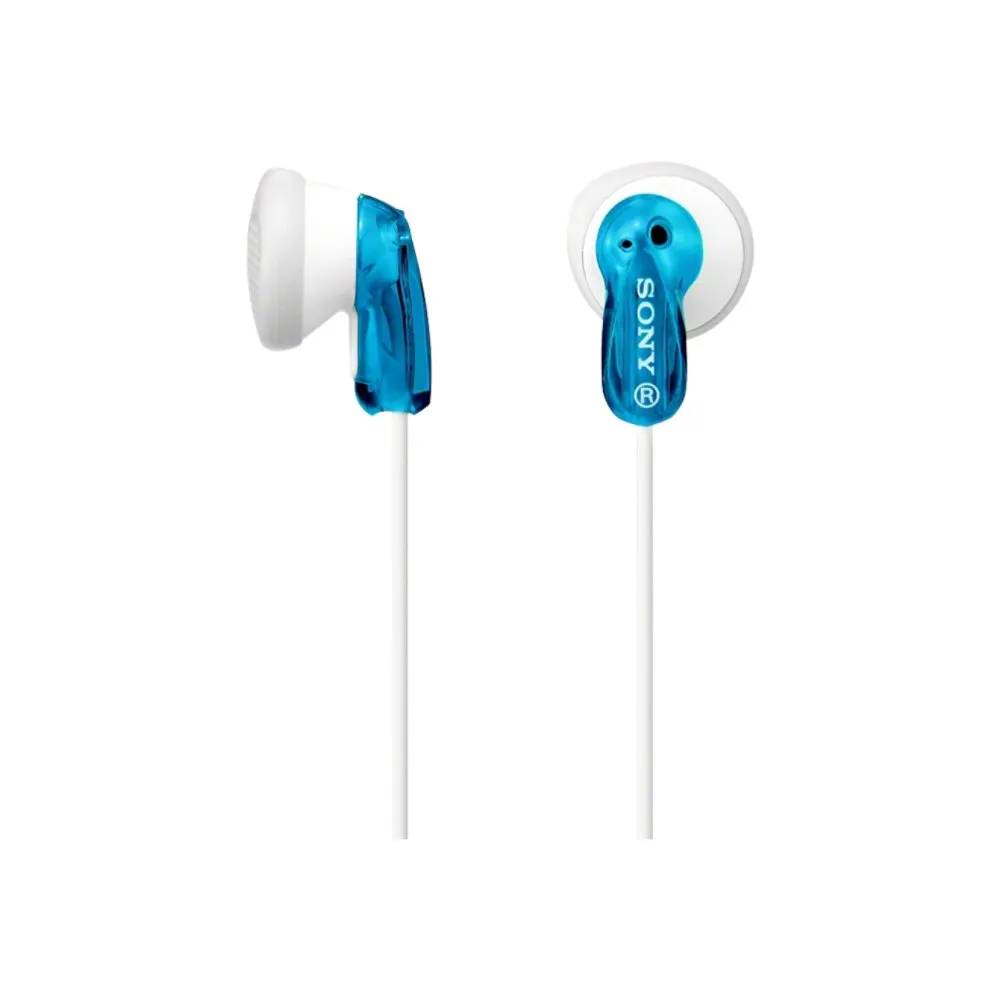 Sony Headphones MDR E9LP In-Ear Blue - High-Quality Sound with Comfortable Fit