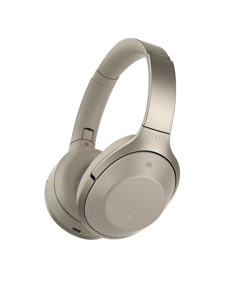 Sony MDR-1000X Bluetooth Headphones Gray Beige - Hi-Res Audio & Noise Cancelation