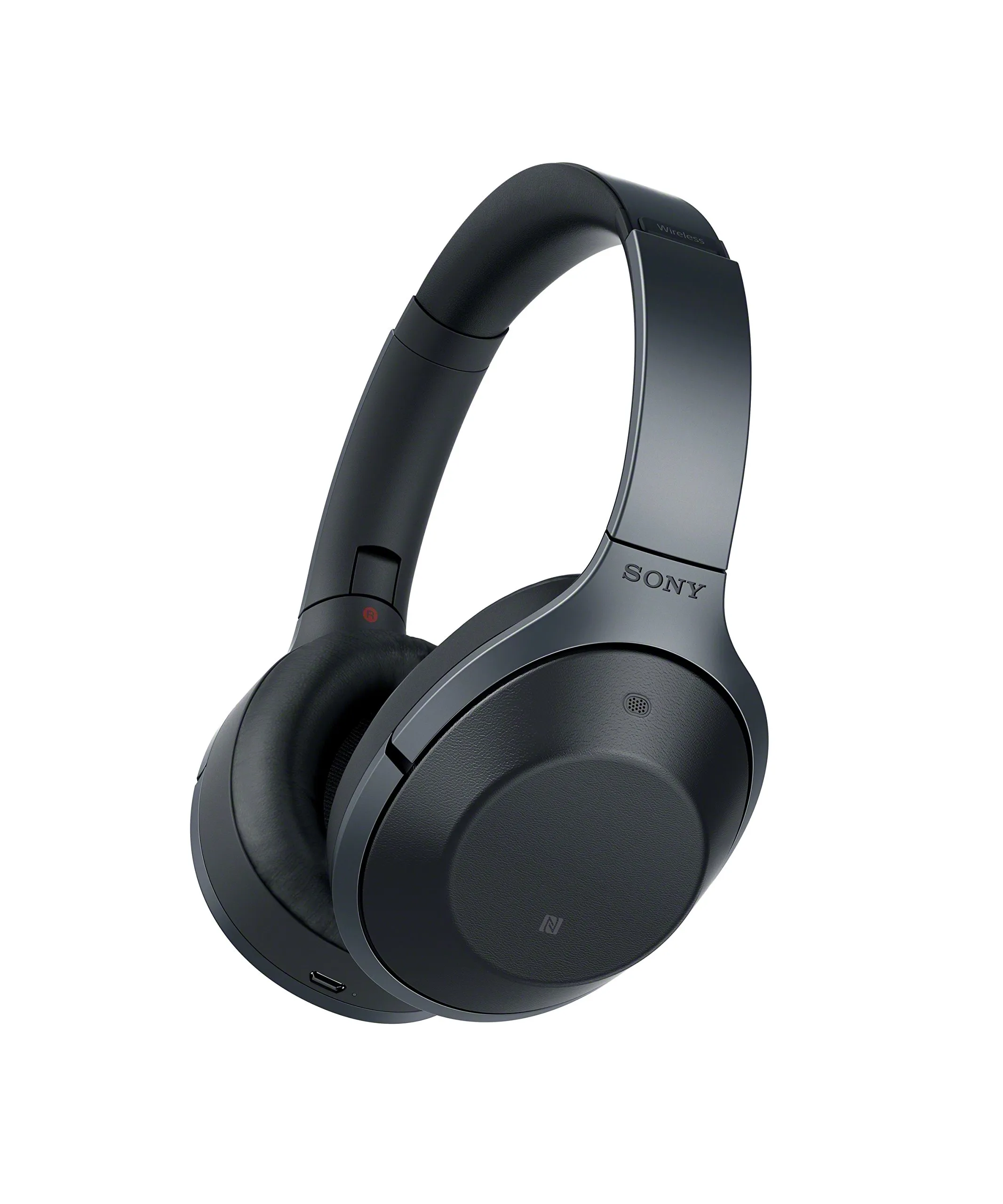 Sony MDR-1000X/B Black Hi-Res Bluetooth Noise Cancelling Headphones - Renewed