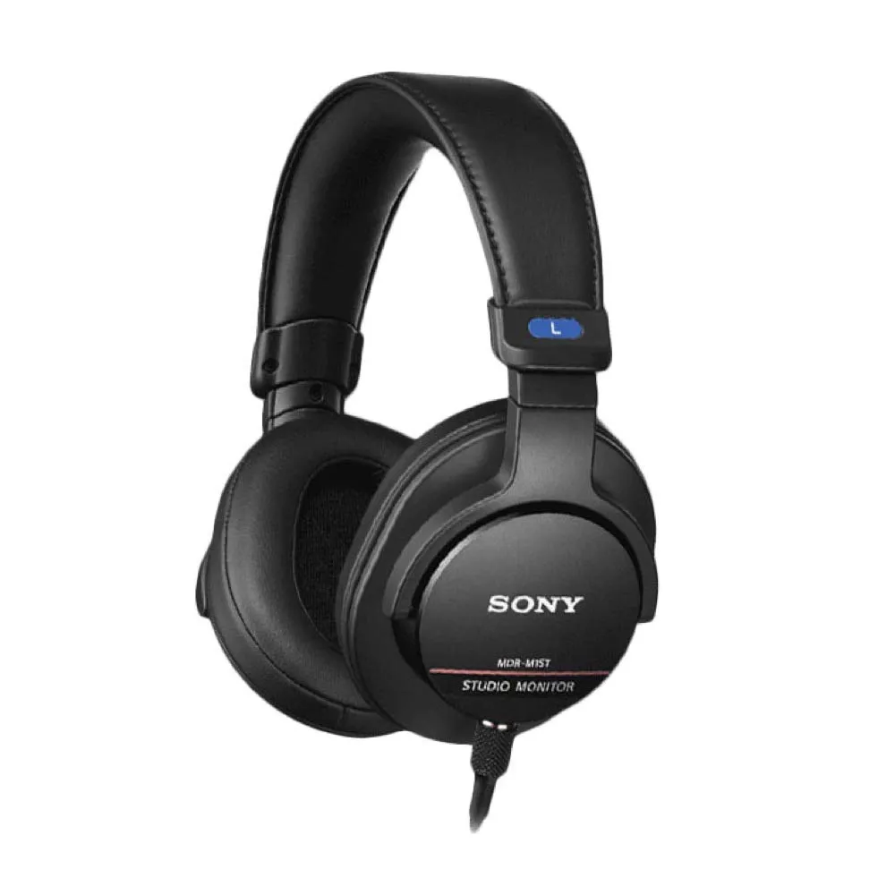 Sony MDR-M1ST Wired High-Resolution Monitor Headphones - 40mm Drivers, 5-80,000Hz Frequency Response