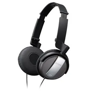 SONY MDRNC7-BLK Noise Canceling Headphones - 87.4% Ambient Noise Reduction, Foldable Design