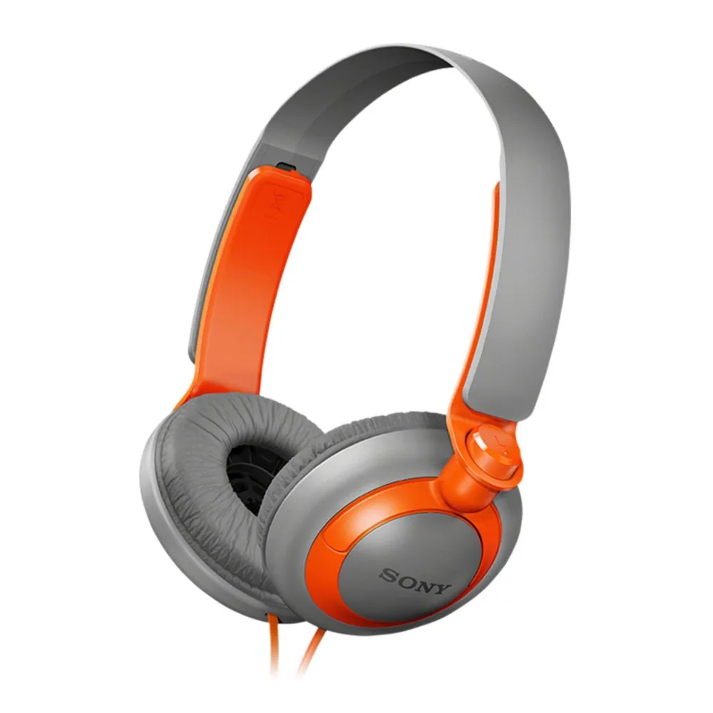 Sony MDRXB200D Extra Bass Headphones - Orange, Wired, 3.5mm Plug, Retail Packaging