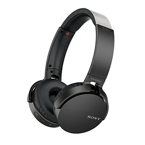 Sony MDRXB650BT/B Extra Bass Bluetooth Headphones - Black, Medium, Wireless, 30 Hours Battery