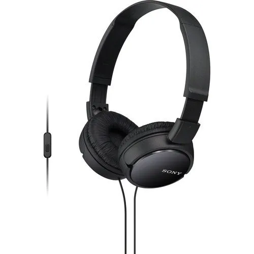 Sony Premium Lightweight Extra Bass Stereo Headphones with In-line Mic for iPhone/Android