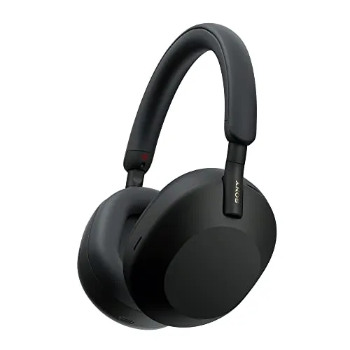 Sony WH-1000XM5/B Wireless Noise Cancelling Headphones - 30-Hour Battery, Lightweight, Renewed