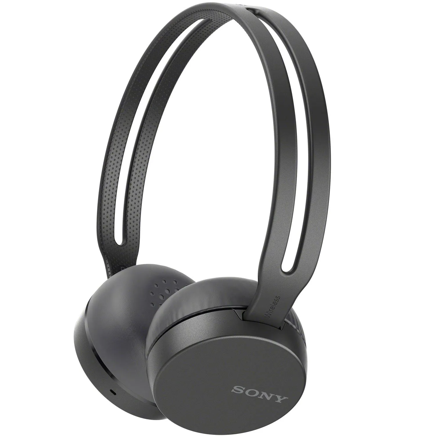 Sony WH-CH400 Wireless Headset, Bluetooth & NFC, Black, 20-Hour Battery Life, Hands-Free Mic