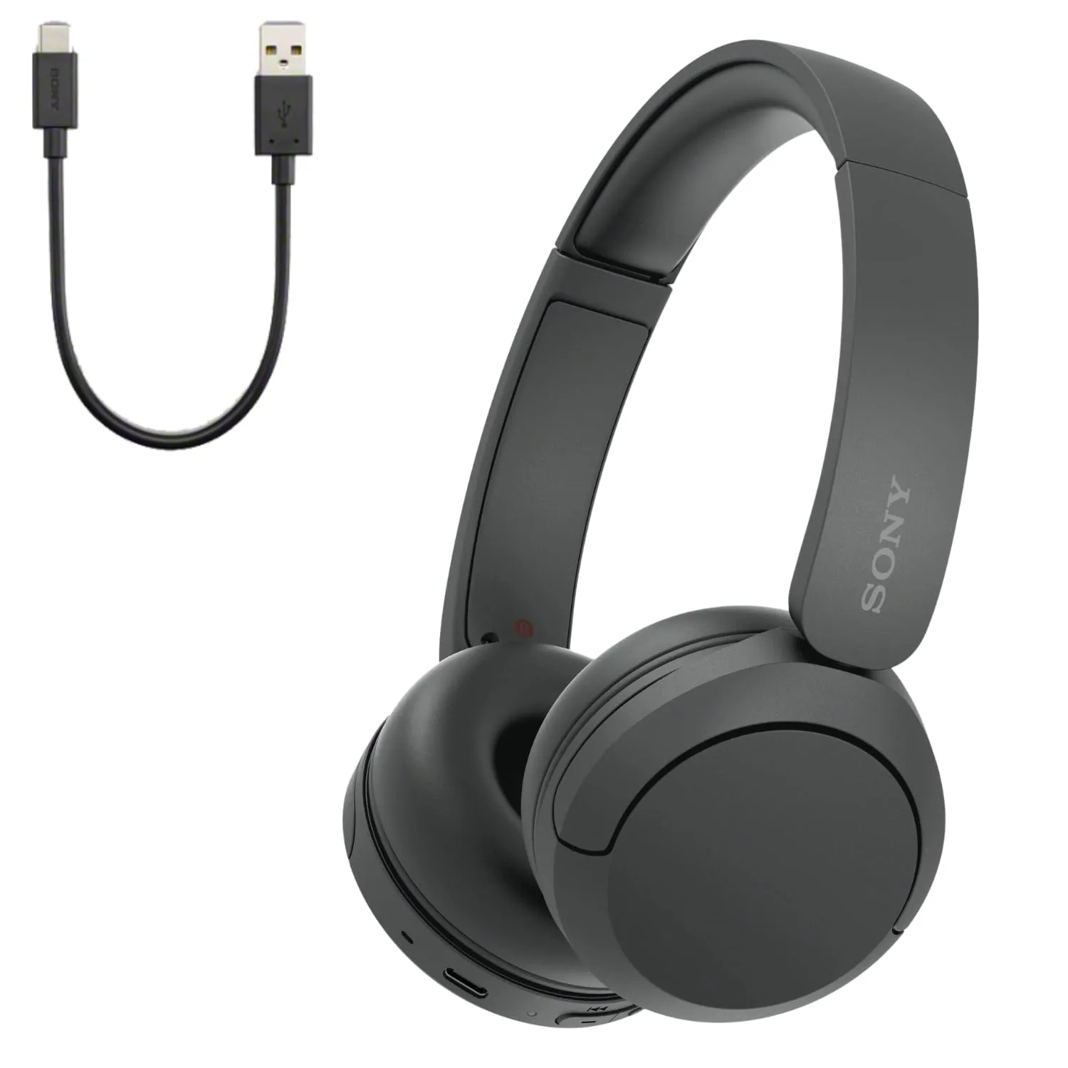 Sony WH-CH520 Premium Lightweight Wireless Bluetooth Extra Bass Noise-Isolating Headphones