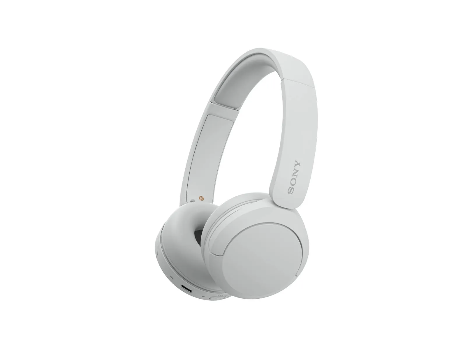 Sony WH-CH520 Wireless On-Ear Headphones - White - Bluetooth, 50-Hour Battery Life, Microphone