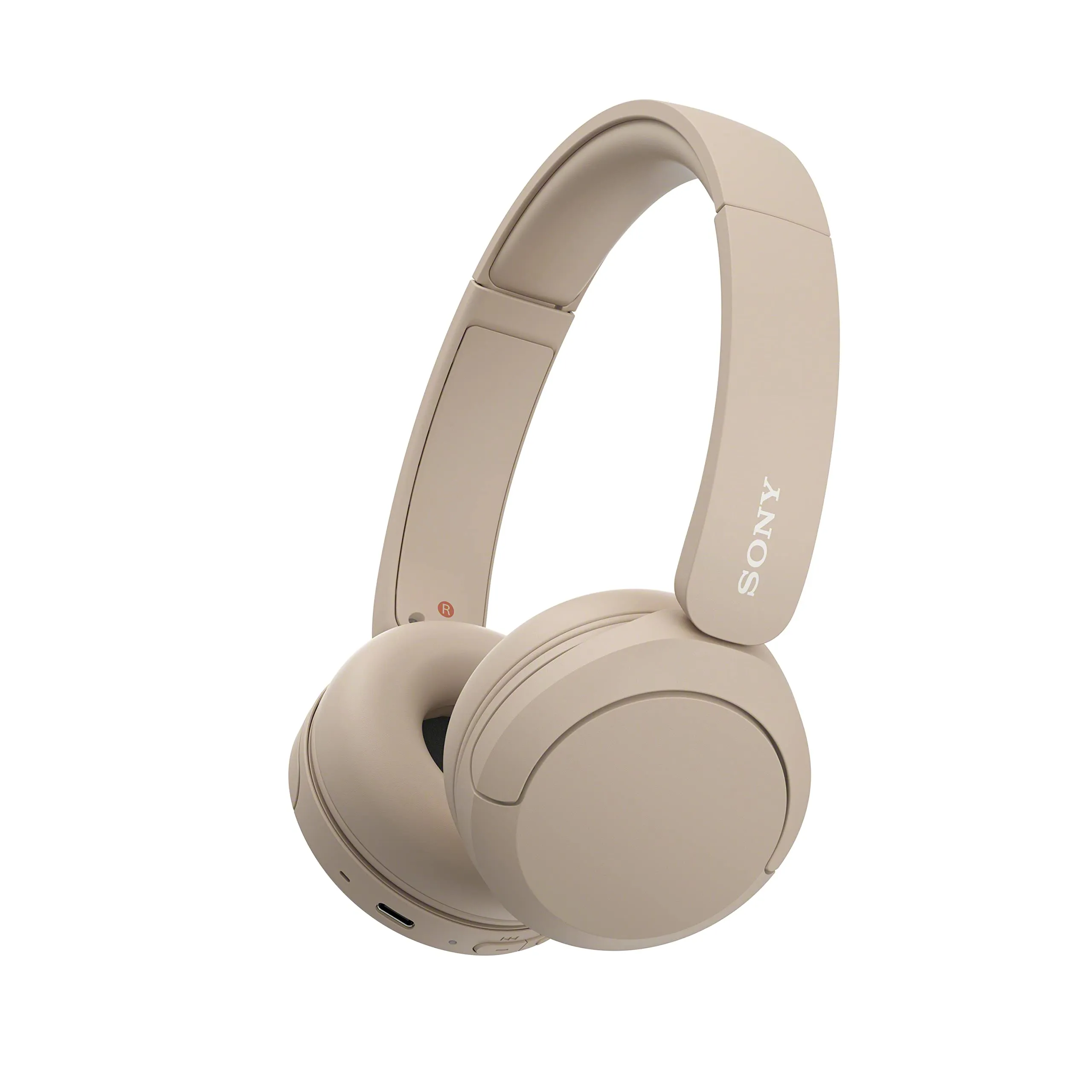 Sony WH-CH520C Wireless Bluetooth Headphones - 50 Hours Battery Life, Cappuccino/Beige (Renewed)