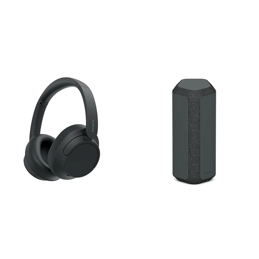 Sony WH-CH720N Noise Canceling Headphones & SRS-XE300 Waterproof Bluetooth Speaker Bundle