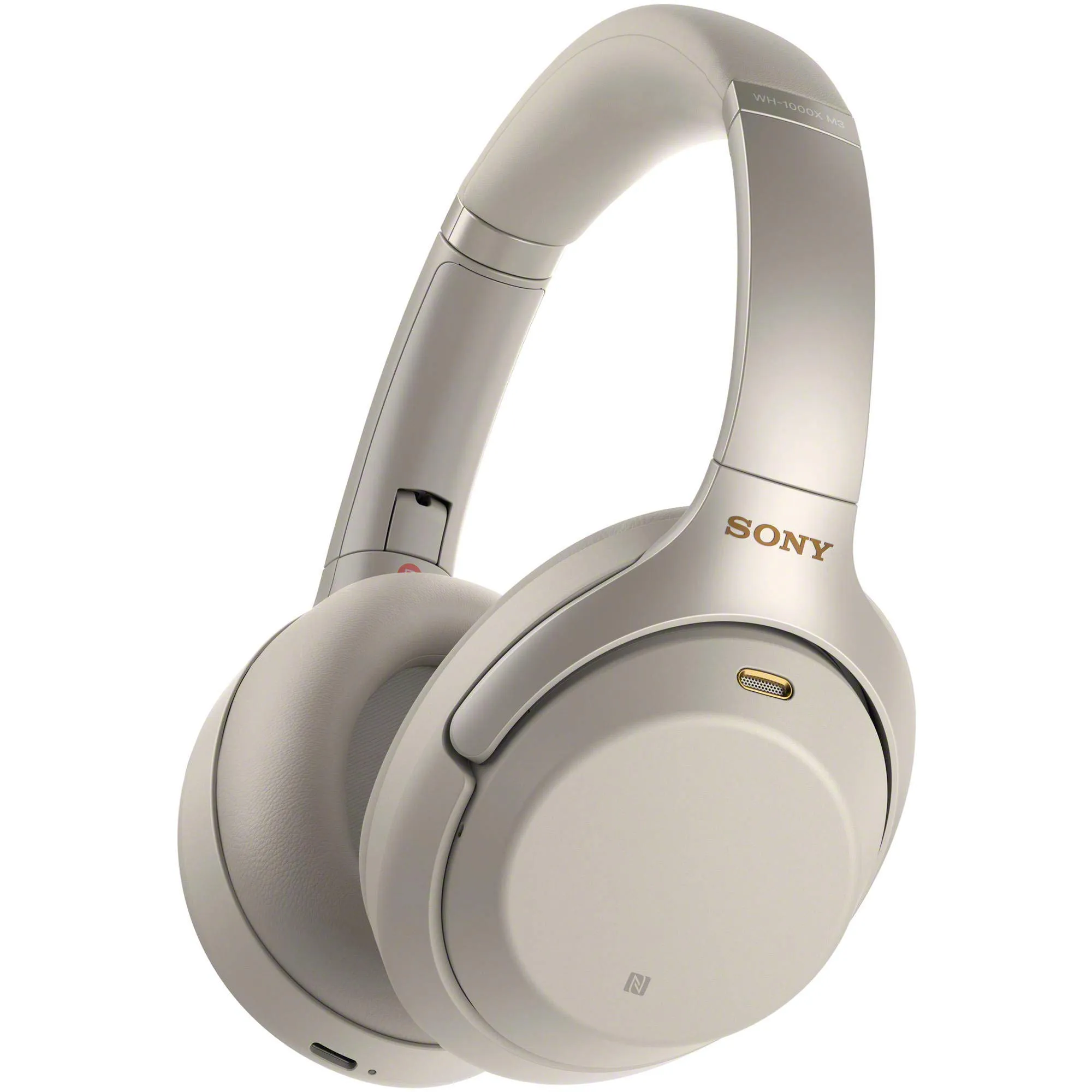 Sony WH1000XM3 Wireless Bluetooth Headphones - Silver with Noise Cancelling & 30-Hour Battery Life