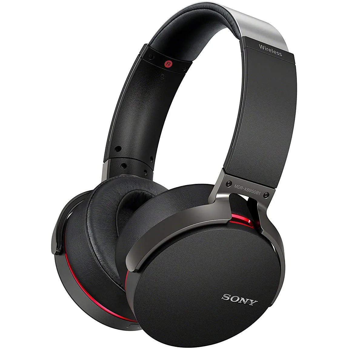 Sony XB950B1 Extra Bass Wireless Headphones, Black with App Control, 18h Battery Life