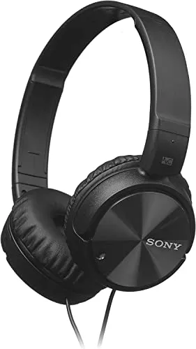 Sony ZX110NC Noise Cancelling Headphones, 80 Hours Battery Life, Lightweight, High-Energy Sound