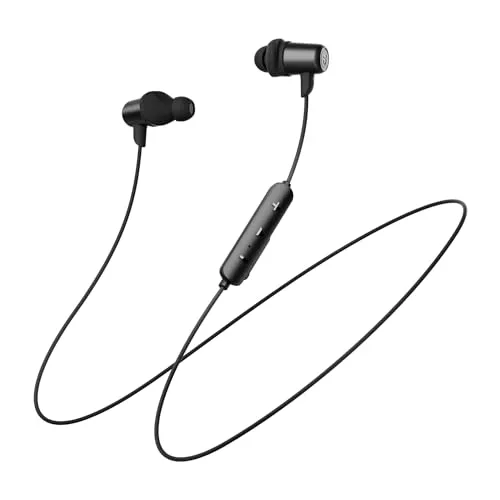 SoundPEATS Q35 HD+ Bluetooth 5.2 Neckband Headphones, 17Hrs, IPX5 Waterproof, Comfortable Earbuds