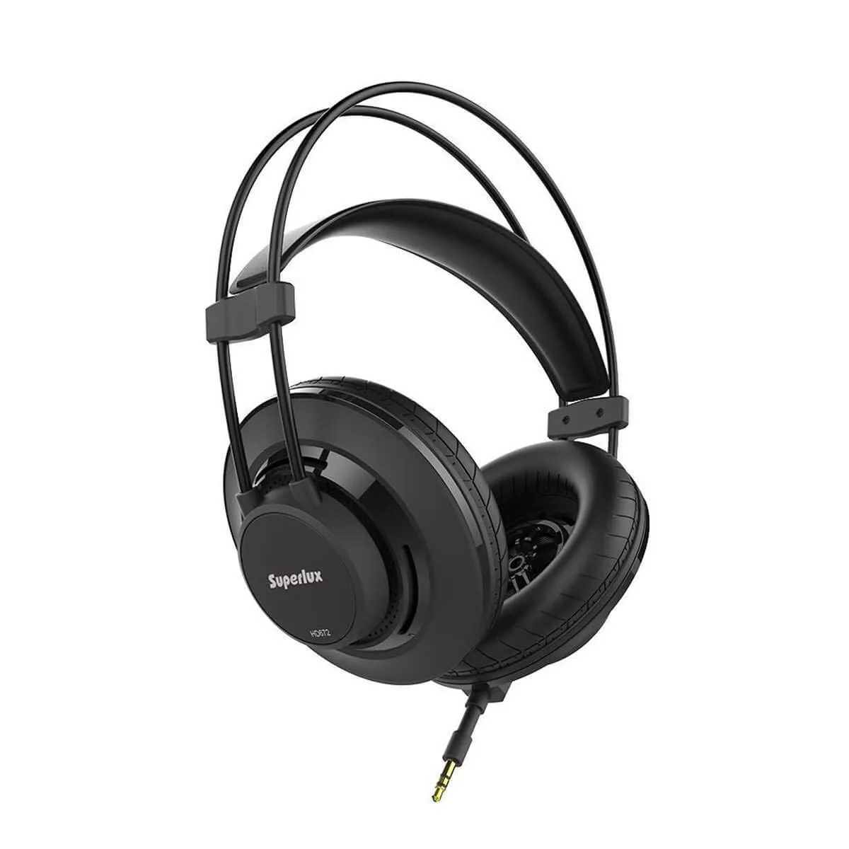 Superlux HD-672 Semi-Open Dynamic Over-Ear Headphone with 50mm Drivers for Studio-Grade Sound