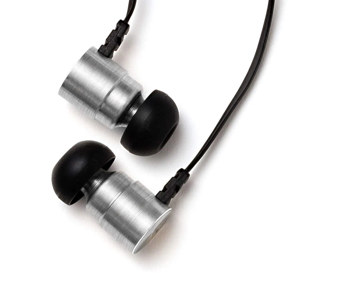 Symphonized MTL Earbuds Silver - Dual Driver Heavy Bass Noise-Isolating Headphones with Mic