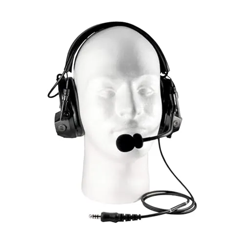 Tactical Radio Headset with Active Hearing Protection for Motorola Compatible Models