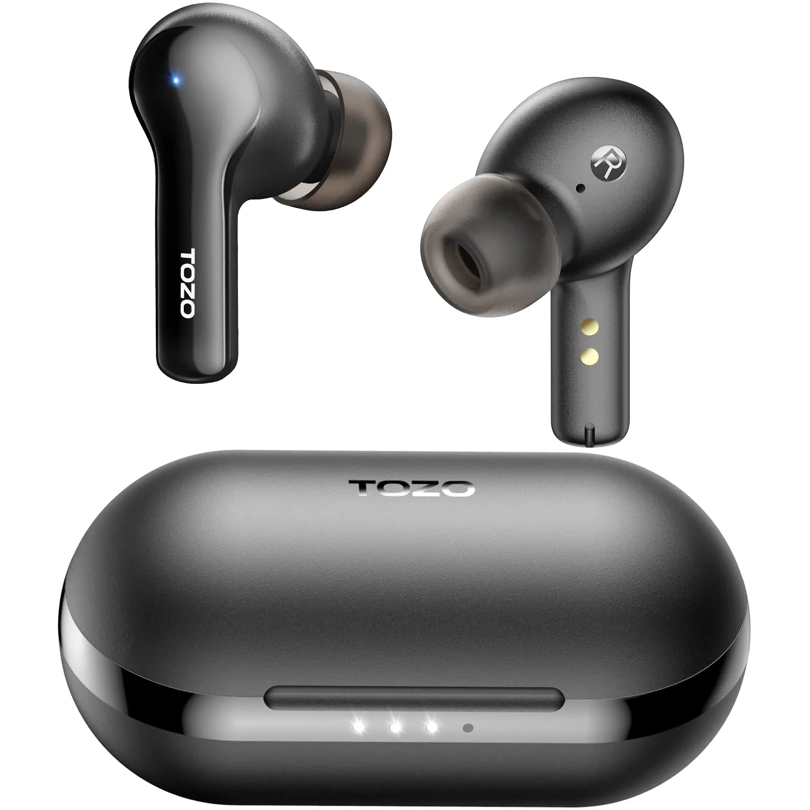 TOZO A2 Mini Wireless Earbuds Bluetooth 5.3, IPX5 Waterproof, Lightweight, Black