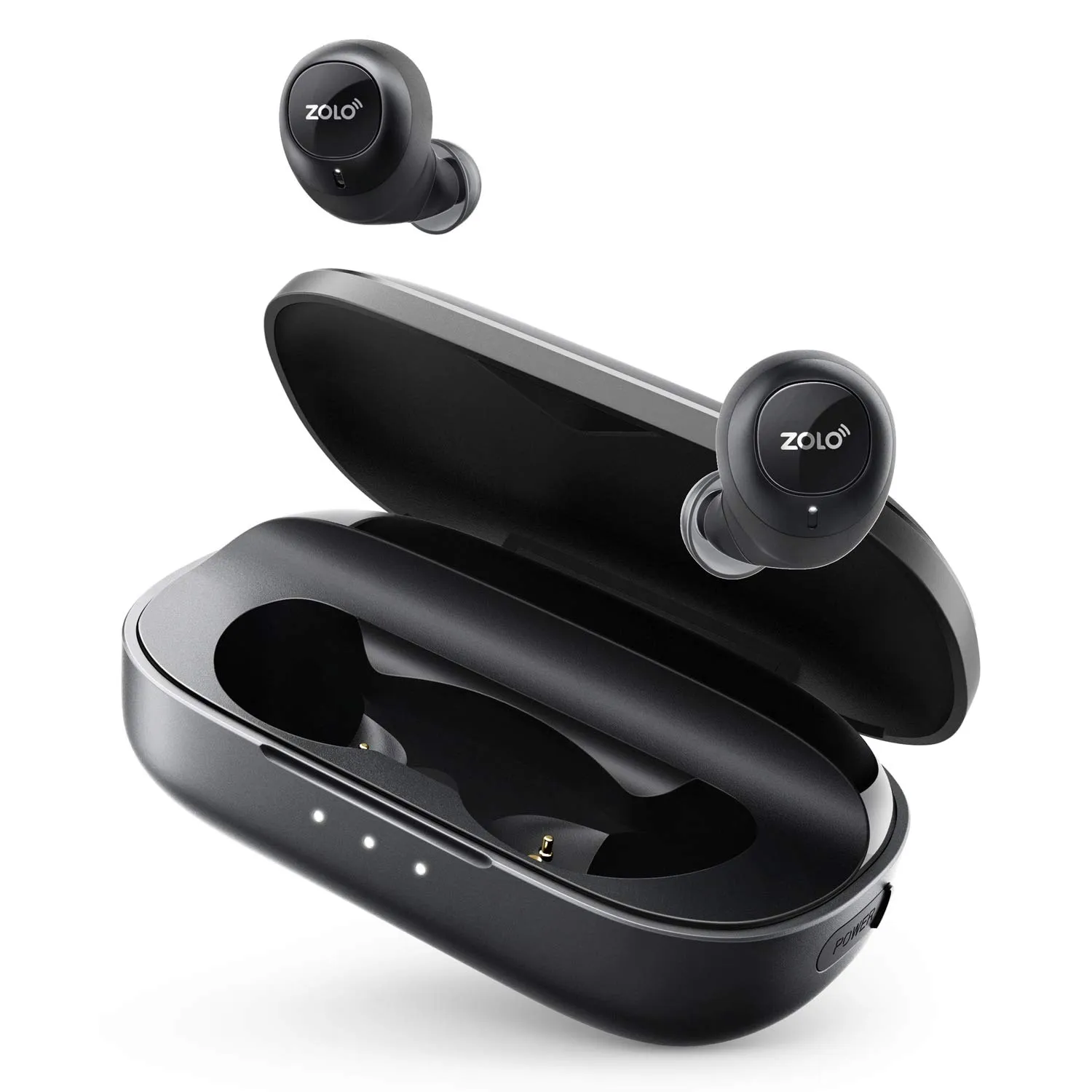 True Wireless Headphones ZOLO Liberty Bluetooth 5, 8-Hour Playtime, IPX5 Sweatproof, Graphene Sound