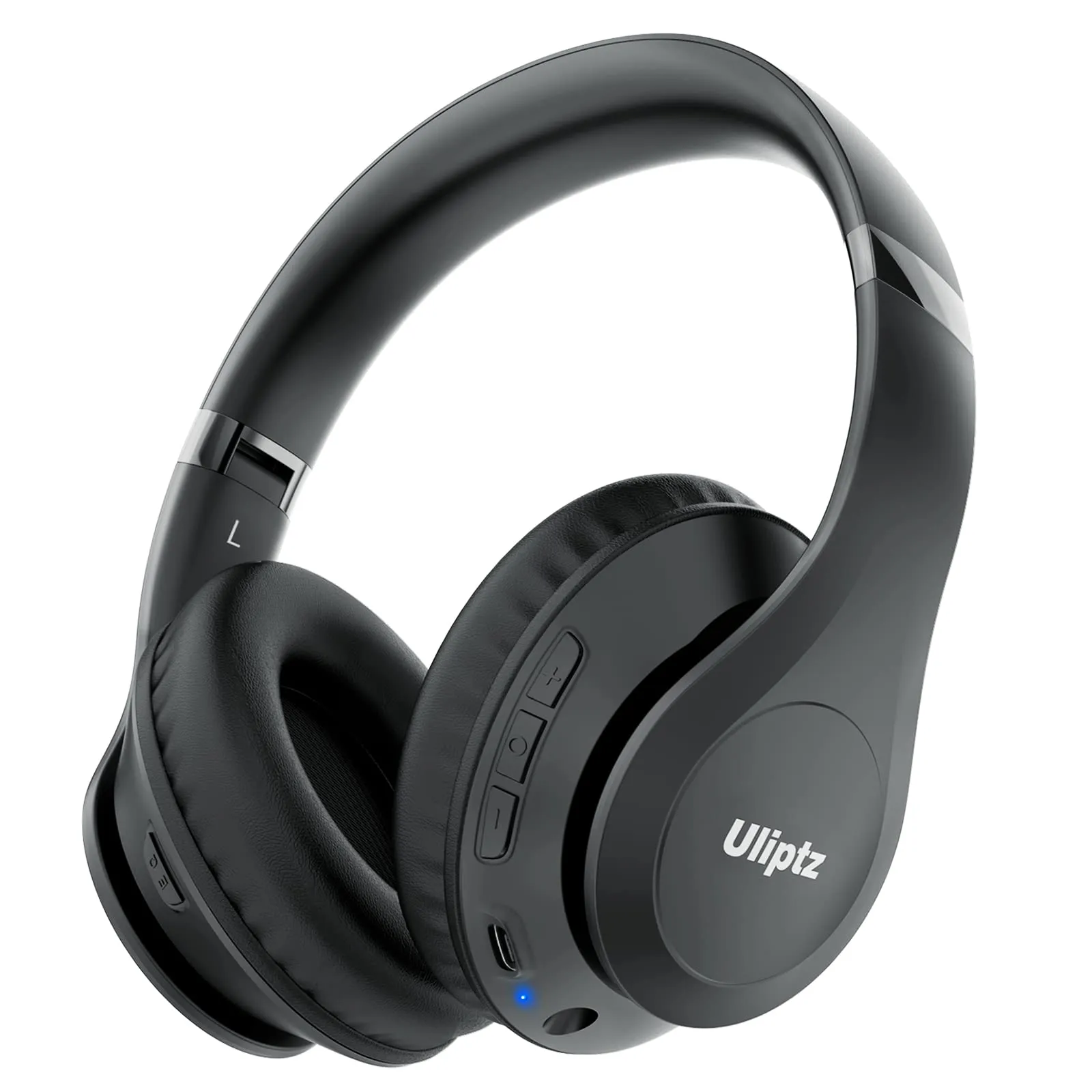 Uliptz Wireless Bluetooth Headphones, HiFi Stereo, 65H Playtime, 6 EQ Modes, Lightweight Design