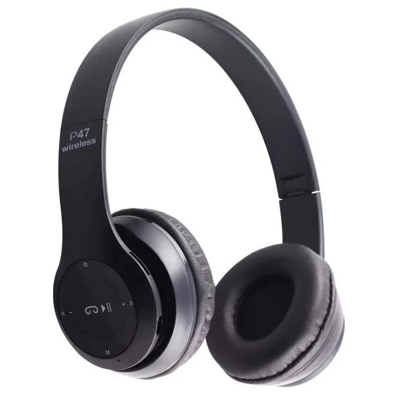 Upgraded Wireless Bluetooth Headphones - Deep Bass, Soft Earpads, 50-Hour Playtime, Fast Charging