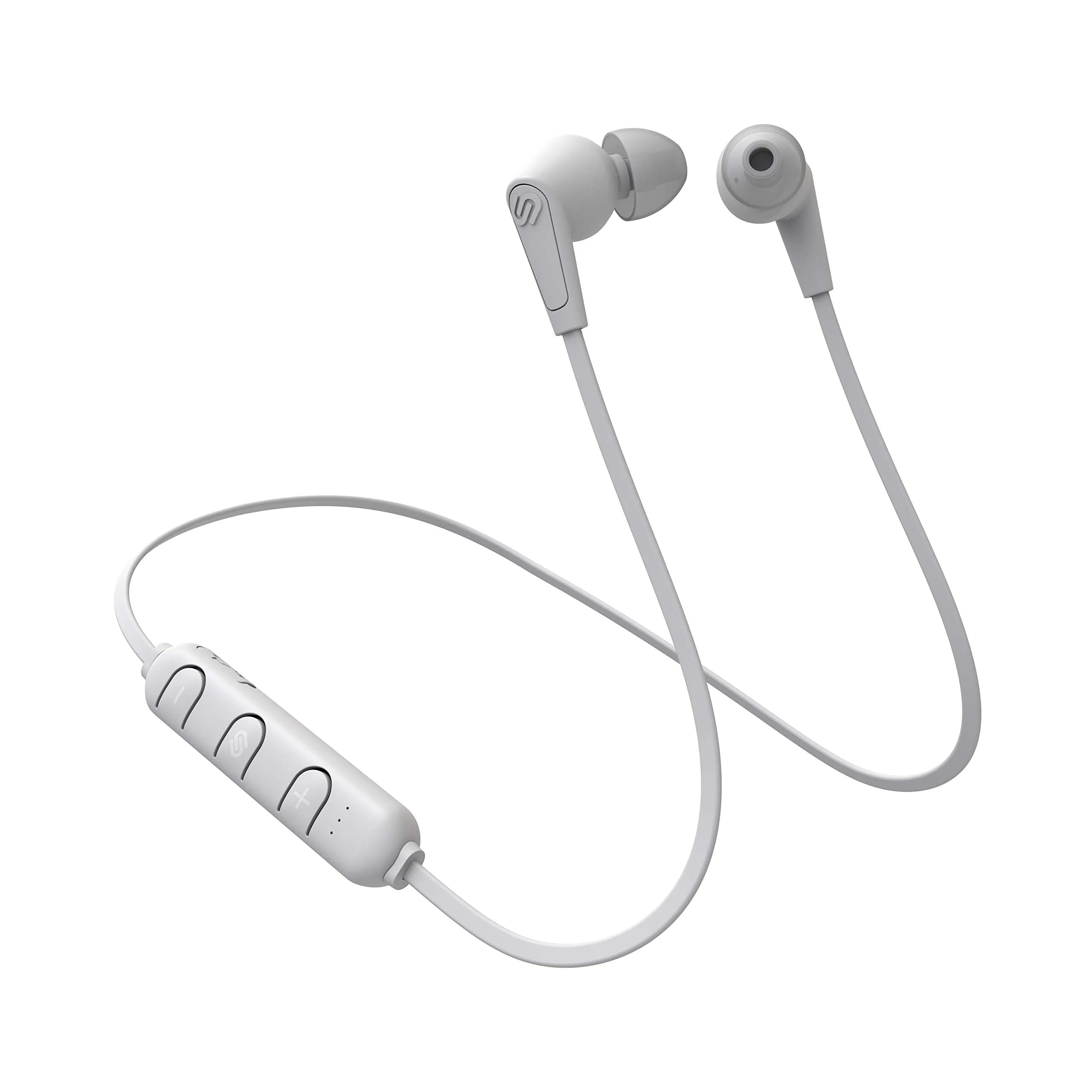 Urbanista Madrid Bluetooth Earphones - Wireless, Noise Isolating, 4HR Battery Life, White