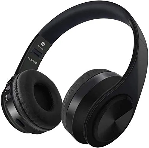 Waterproof Over-Ear Headphones, V5.0 HD Stereo Sound, Wireless & Wired, Noise Cancelling, SUMEE