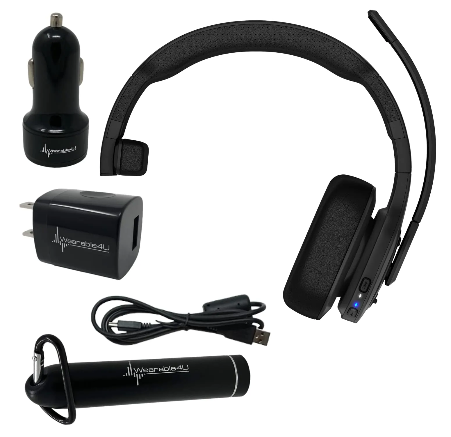 Wearable4U Garmin dezl Headset 100 - Premium Trucking Headset with Active Noise Cancellation