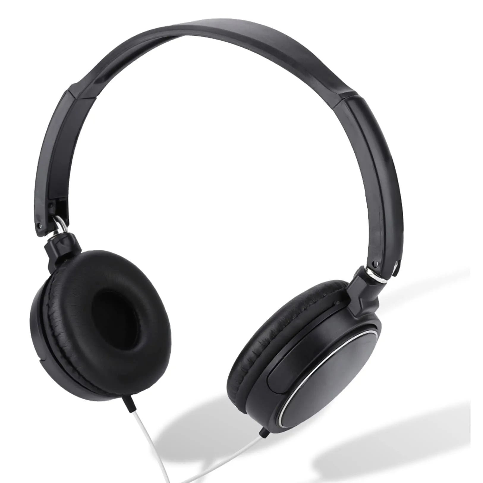 Wired Over Ear Headphones, Lightweight Foldable Stereo HiFi Music Headset with Adjustable Headband