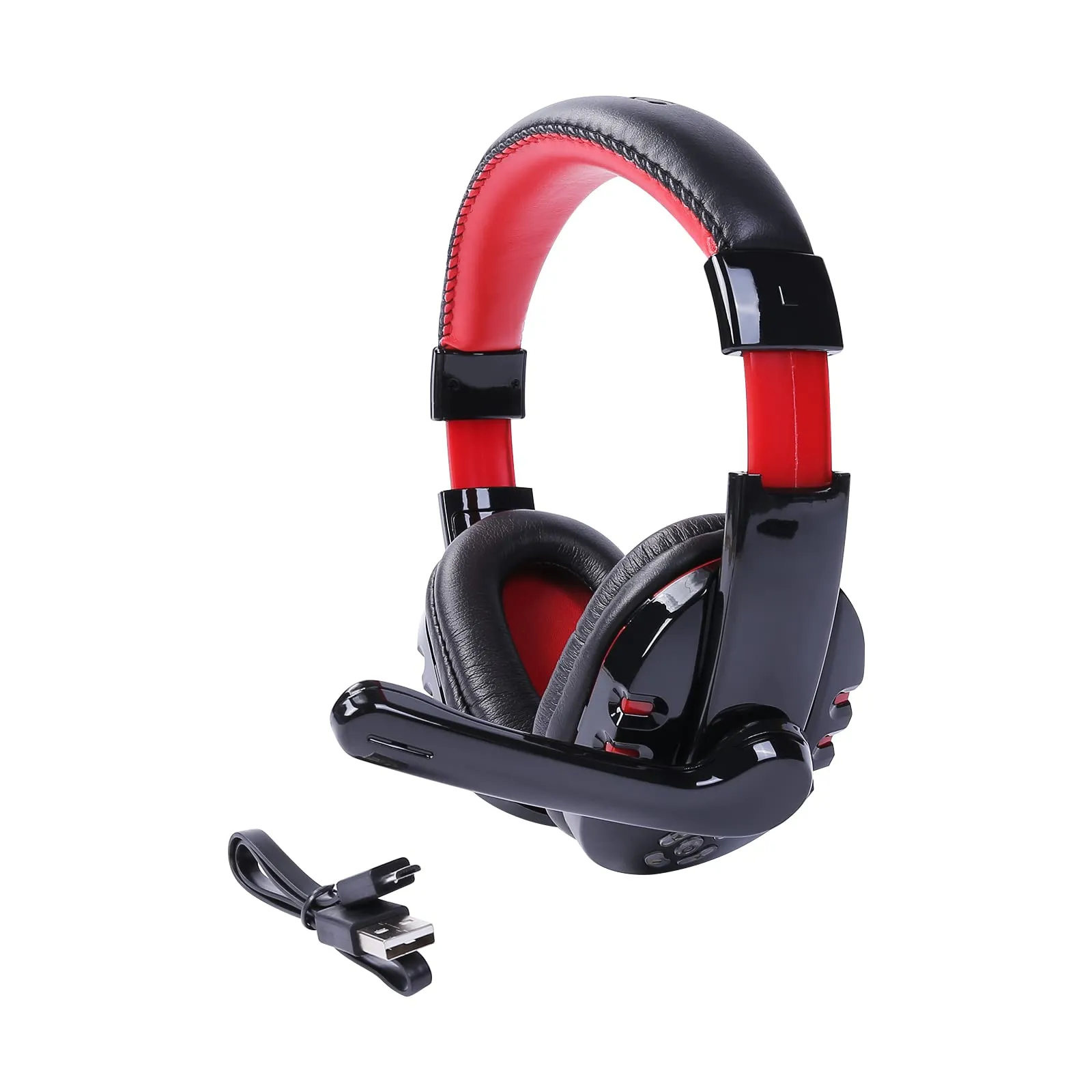 Wireless Bluetooth 4.2 Over Ear Noise-Canceling Headphones with Deep Bass for Gaming