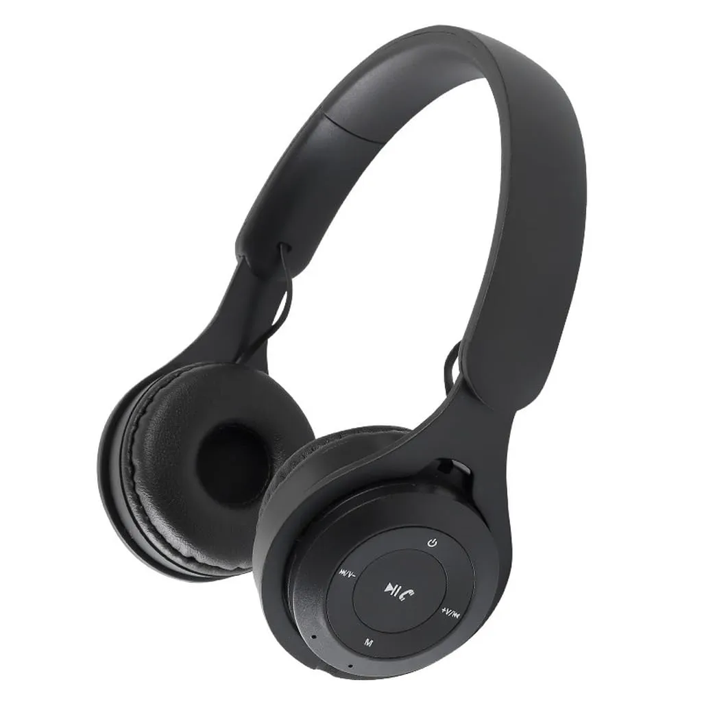 Wireless Bluetooth Headphones M6 Matte Black & White, Dual-channel Stereo, Hands-free Operation