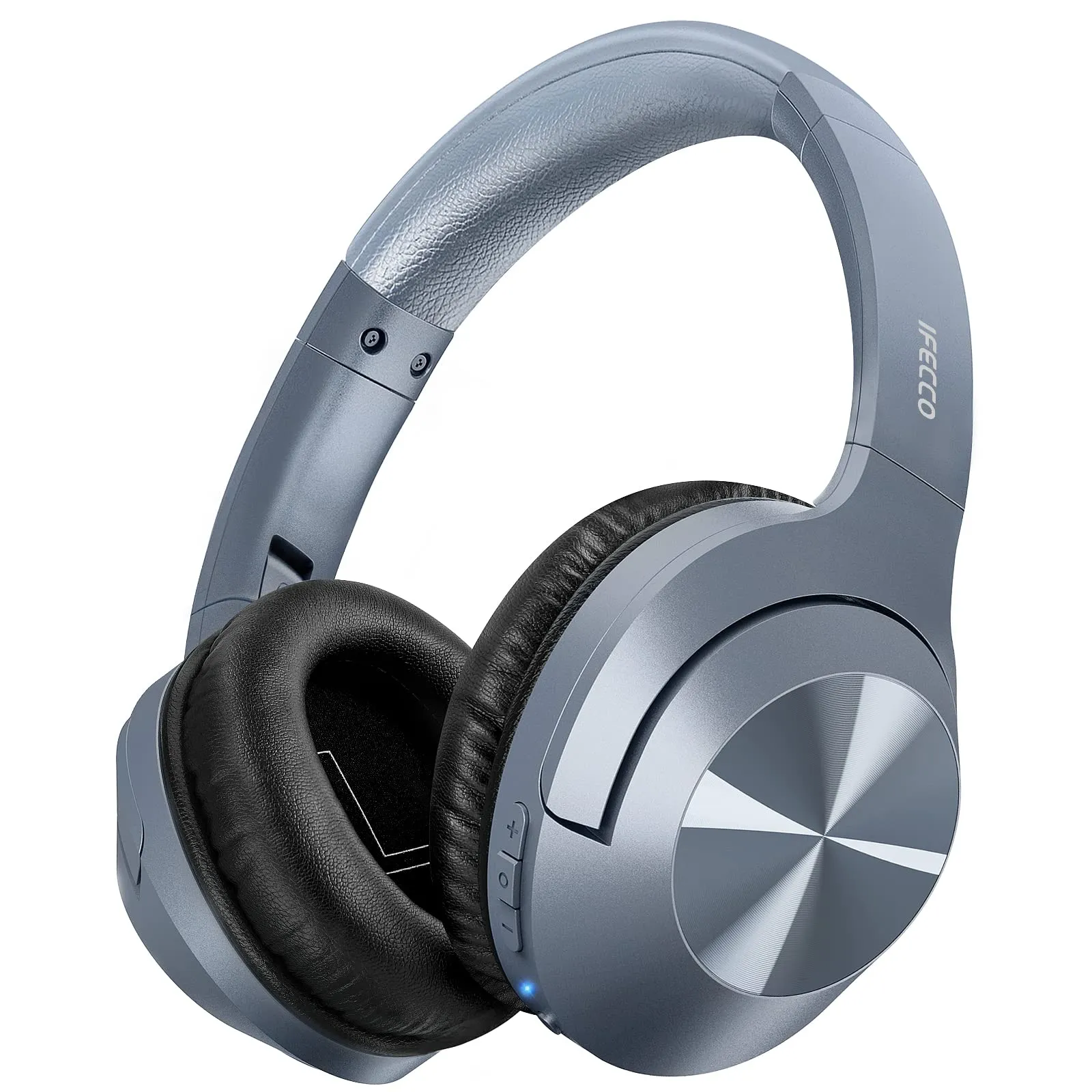 Wireless Bluetooth Over-Ear Headphones, Foldable HiFi Stereo with Microphone & Soft Earpads