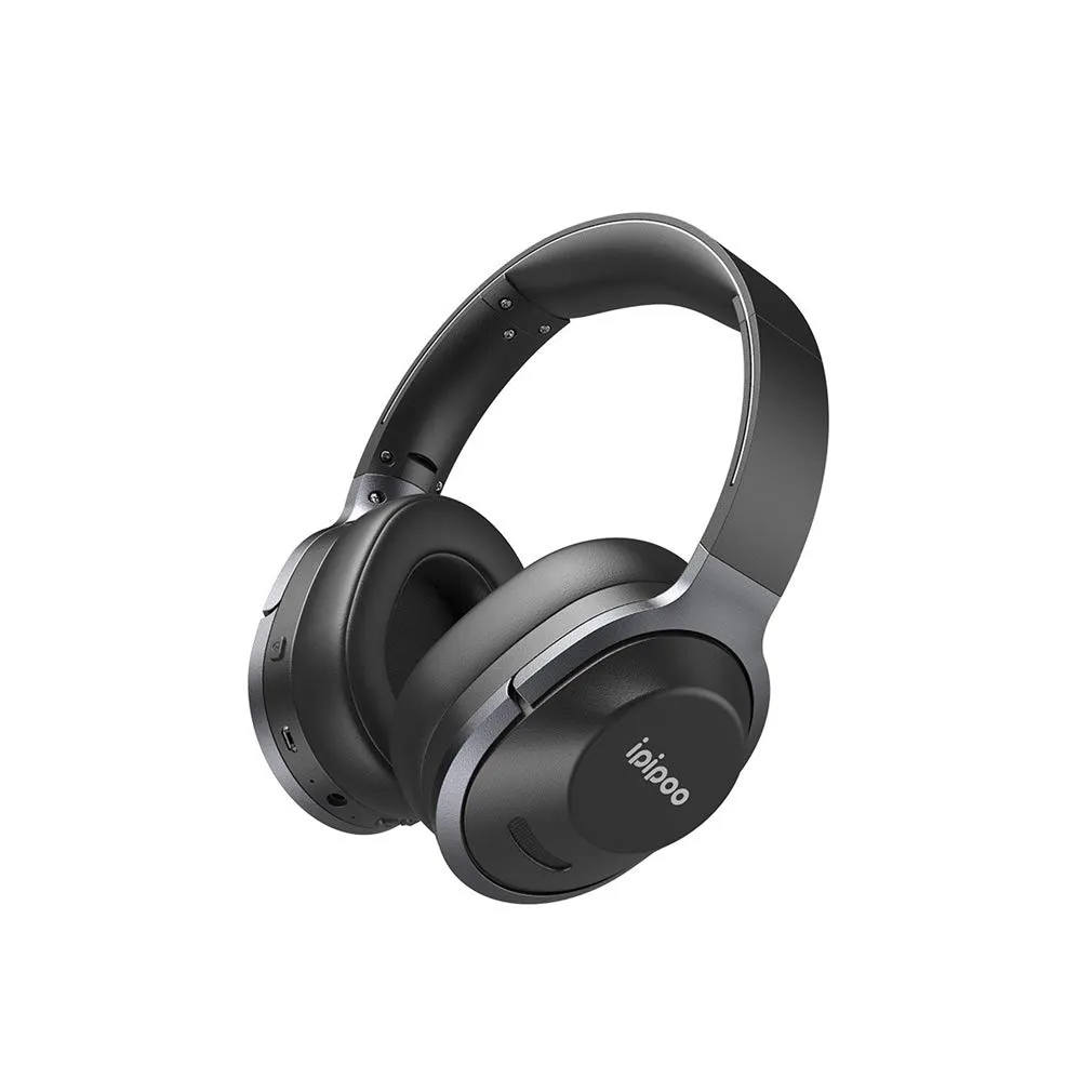 Wireless Bluetooth Over-Ear Headphones with Deep Bass, Active Noise Cancelling & Mic