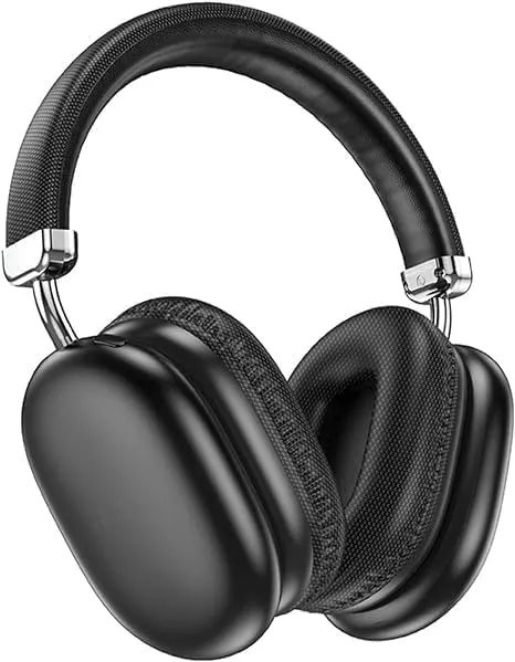 Wireless Bluetooth Over Ear Headphones with Active Noise Cancelling, 42 Hours Playtime, Black