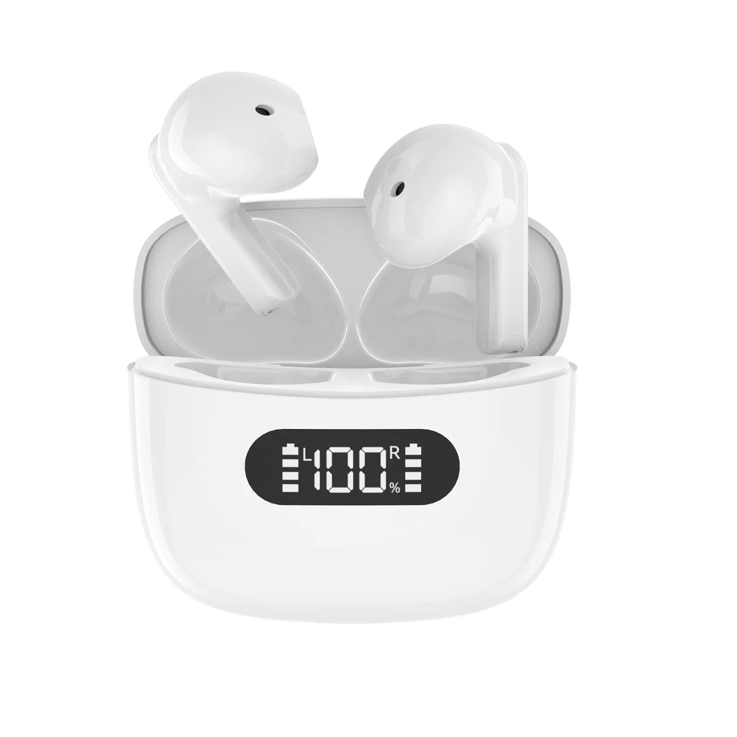 Wireless Earbuds, BD&M Bluetooth Headphones Waterproof Stereo Touch Control with LED Power Display