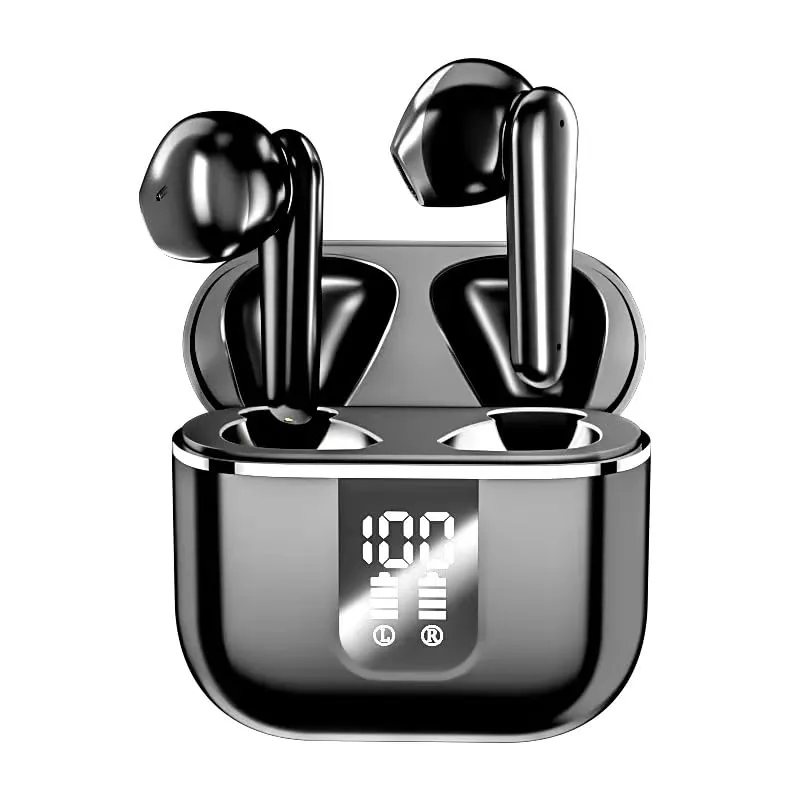 Wireless Earbuds Bluetooth 5.3, 40Hrs Playtime, LED Display, Noise Cancelling Mic, IPX7 Waterproof