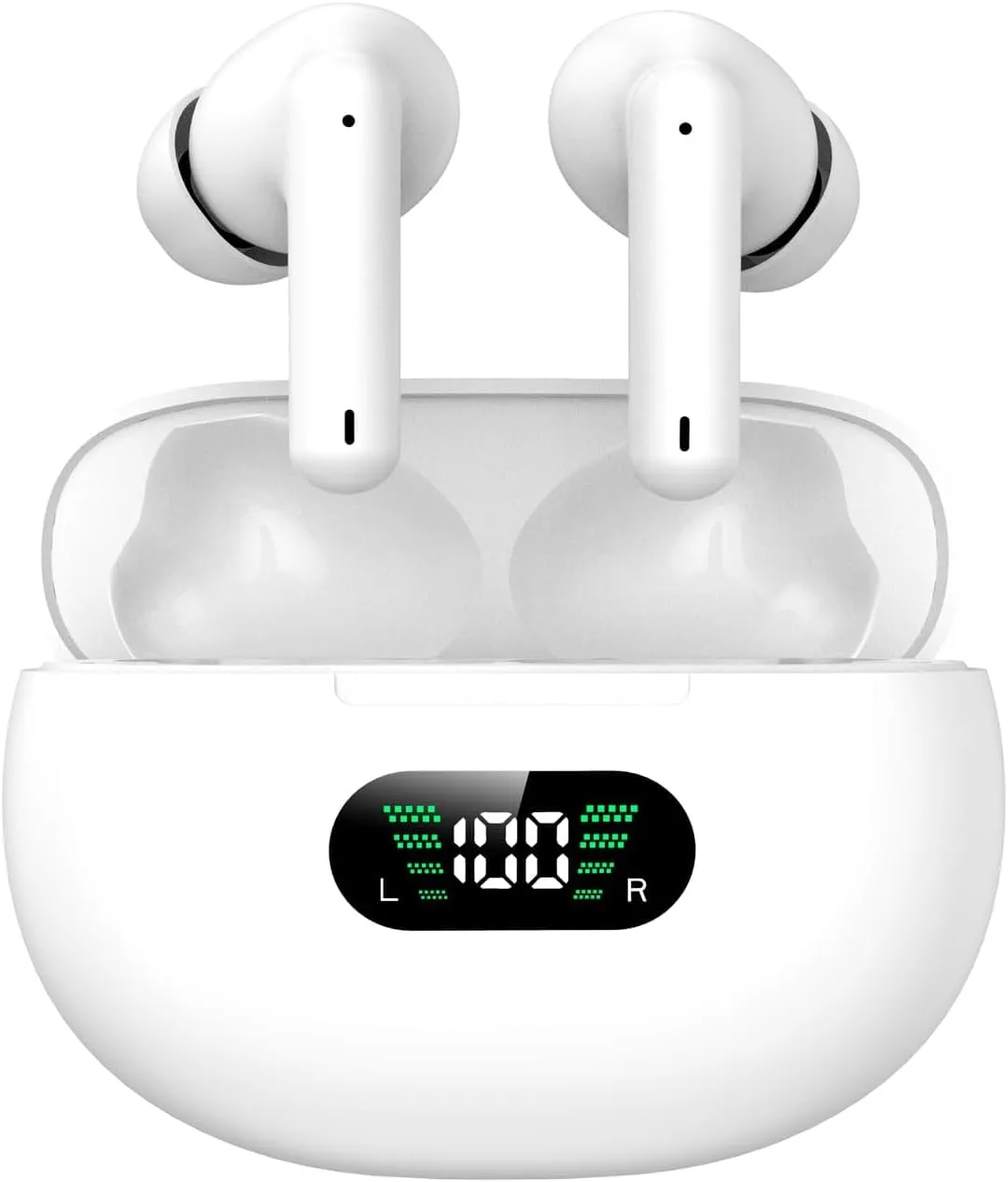 Wireless Earbuds Bluetooth 5.3, 50H Playtime, IP7 Waterproof, Stereo Earphones for Android/iOS