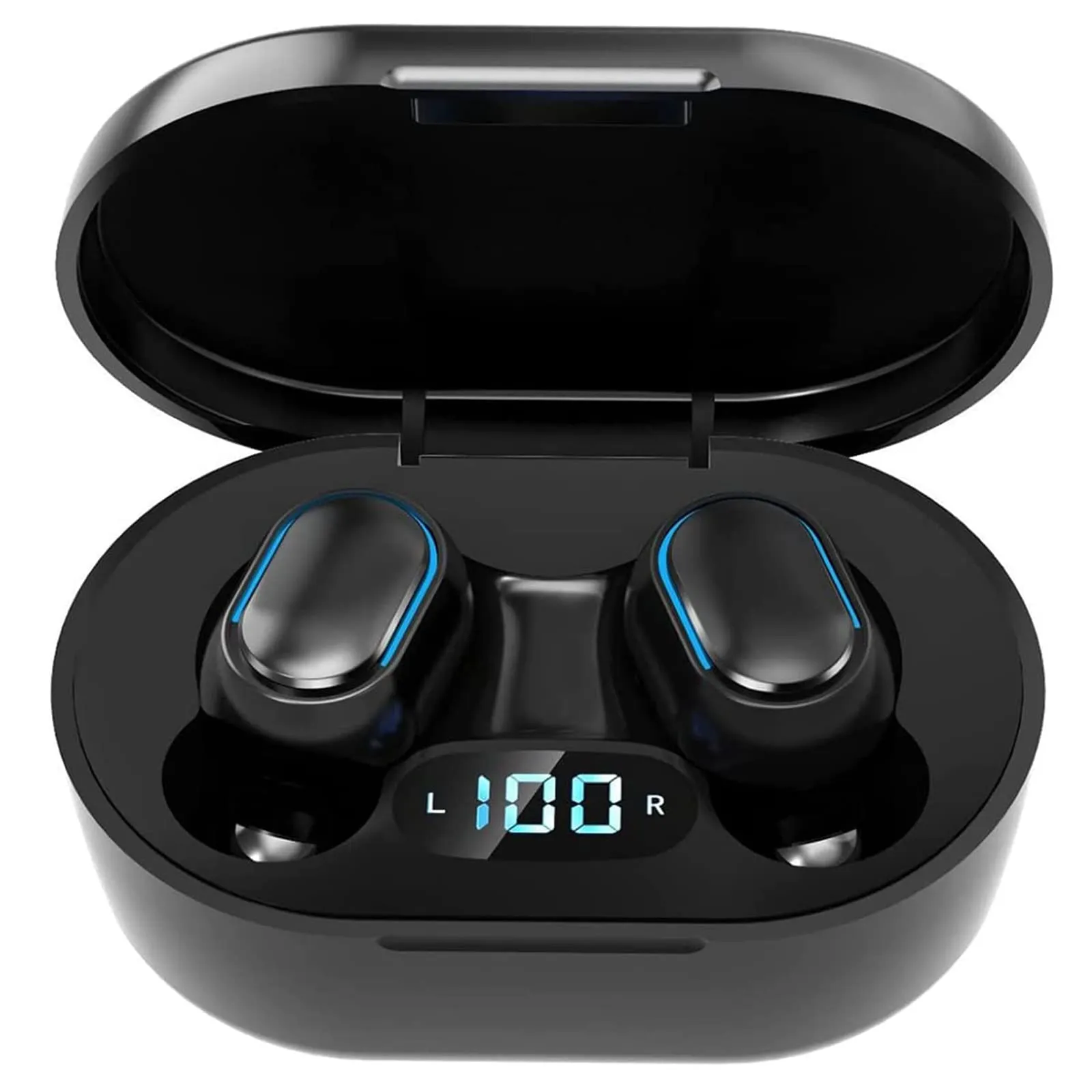 Wireless Earbuds Bluetooth 5.3, HiFi Deep Bass, 120H Playtime, IPX7 Waterproof, LED Display