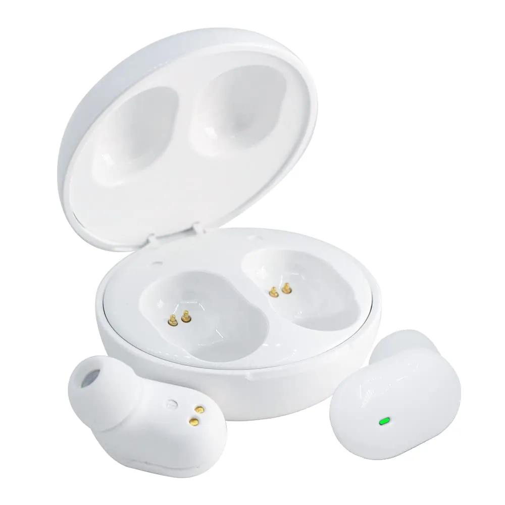 Wireless Earbuds for Kids - Bluetooth Headphones, 25hrs Playtime, Built-in Mic, White