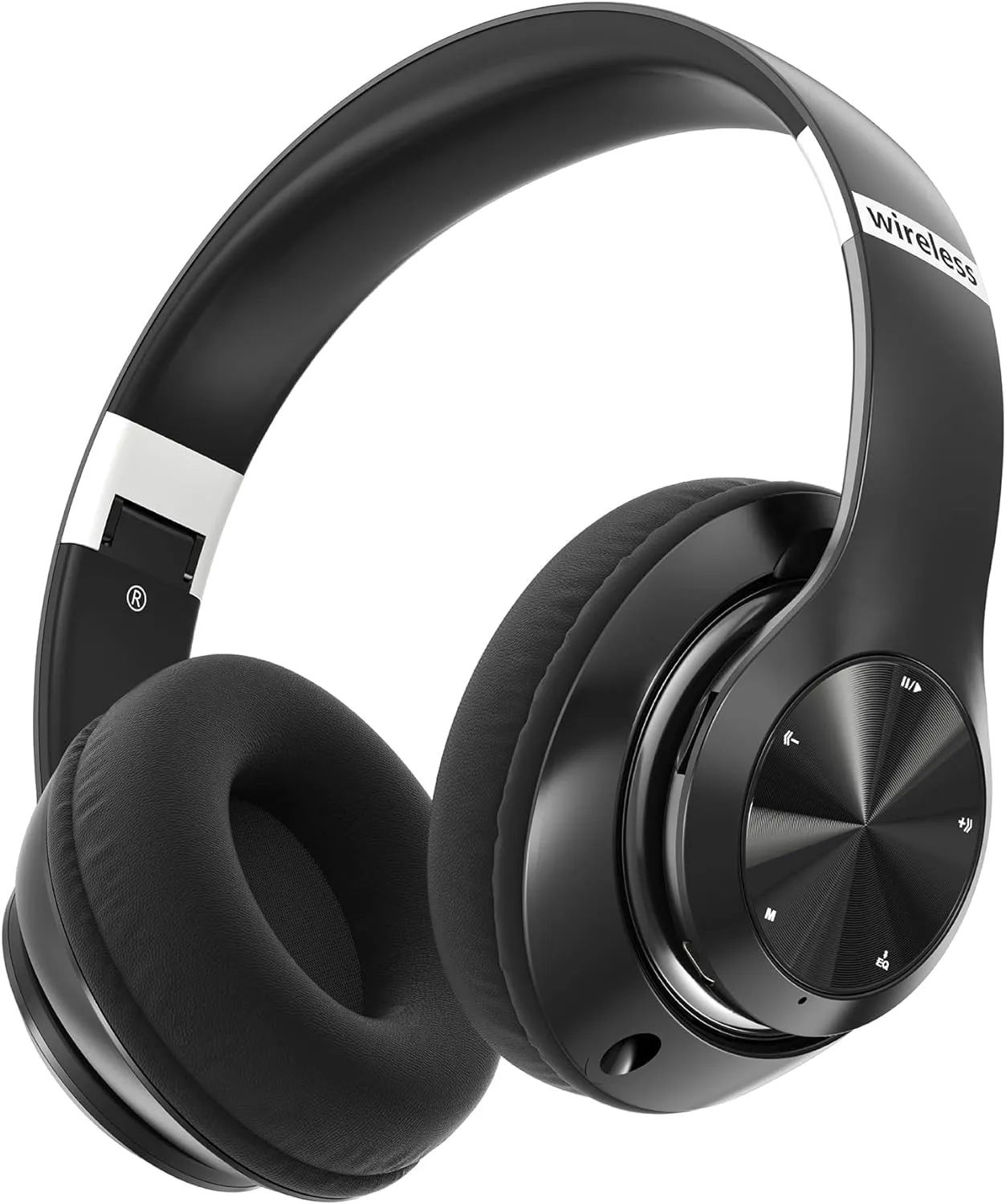 Wireless Over-Ear Bluetooth Headphones - 42 Hours Playtime, Adjustable, Comfortable Design