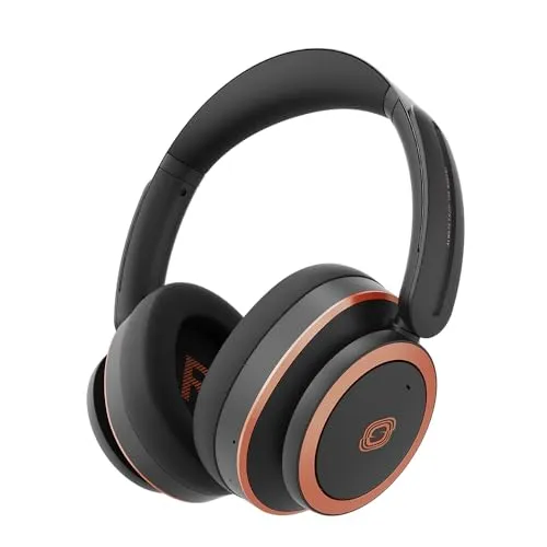 Wireless Over-Ear Bluetooth Headphones with ANC, Hi-Res Audio, Microphone, 76H Playtime